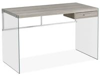 Bureau d'ordinateur Kylie - taupe foncé