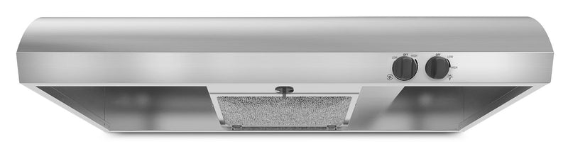 Hotte de cuisinière sous armoire avec système d'installation FIT 30 pouces Whirlpool - UXT4230ADS 