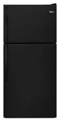 Réfrigérateur Whirlpool de 18,3 pi³ et de 30 po à congélateur supérieur - noir - WRT148FZDB