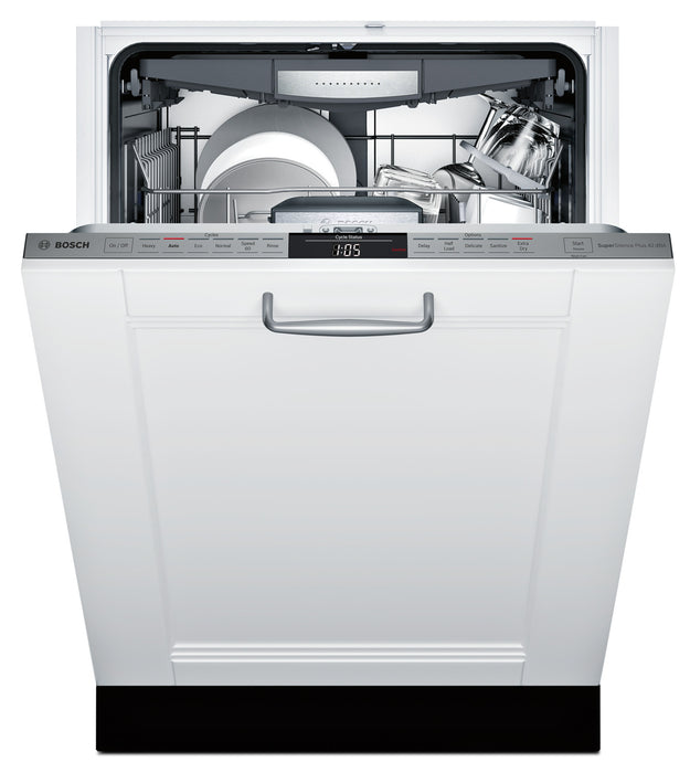 Lave-vaisselle Bosch de série 800 de 24 po à panneau personnalisable - SHVM78W53N