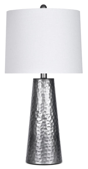 Vintage Hammered Metal Table Lamp|Lampe de table rétro en métal martelé|ST9104LP