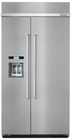 Réfrigérateur encastré avec portes côte à côte KitchenAid de 25.5 pi3 – KBSD602ESS