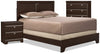 Ensemble de chambre à coucher Yorkdale 5 pièces avec grand lit, commode verticale et table de nuit