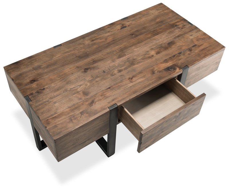 Table à café ronde moderne Kendal de 31,5 po avec dessus en verre - noire