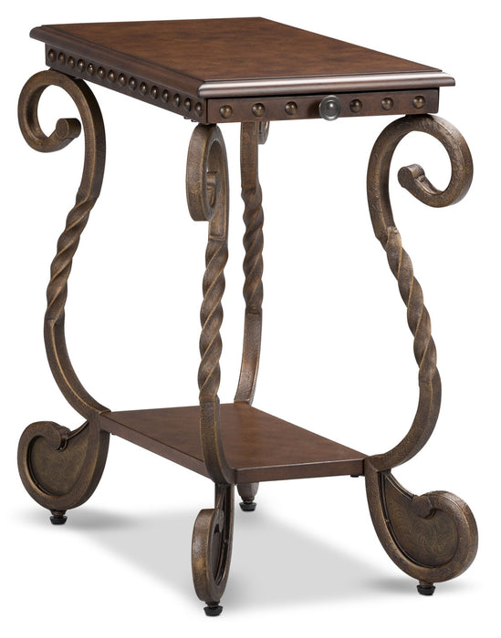 Table de fauteuil Cordoba – brun foncé