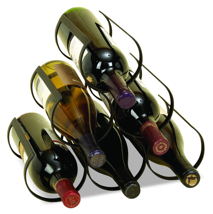 Support en métal pour bouteilles de vin - 12 po x 10 po
