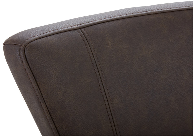 Tabouret Quinn de hauteur comptoir, ensemble de 2 - brun
