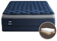 Ensemble matelas moelleux et sommier divisé Abbotswell Posturepedic Ultimate Sealy pour grand lit