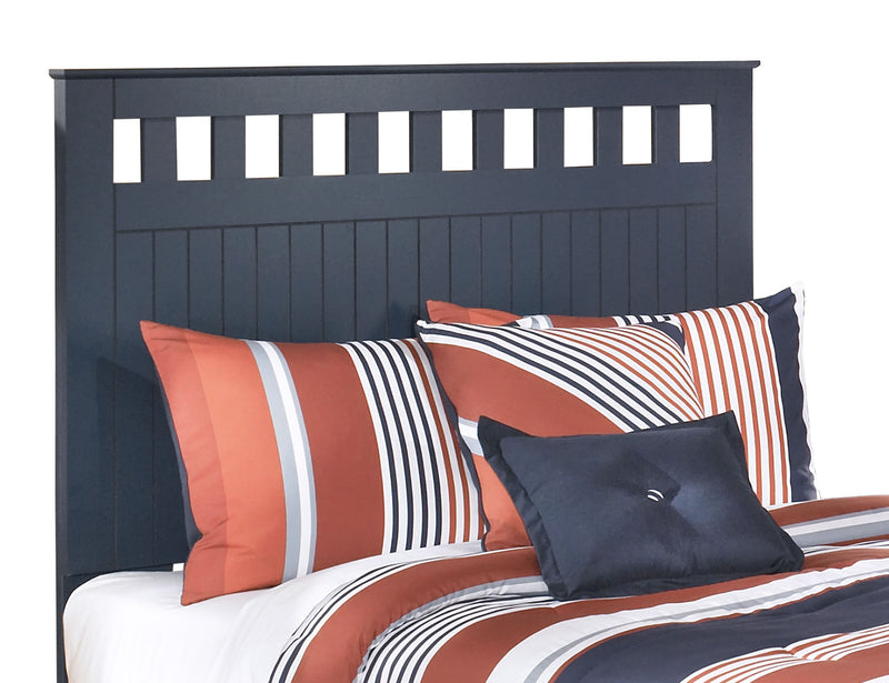 Ensemble de chambre à coucher Leo 6 pièces avec tête de lit à panneaux pour lit double