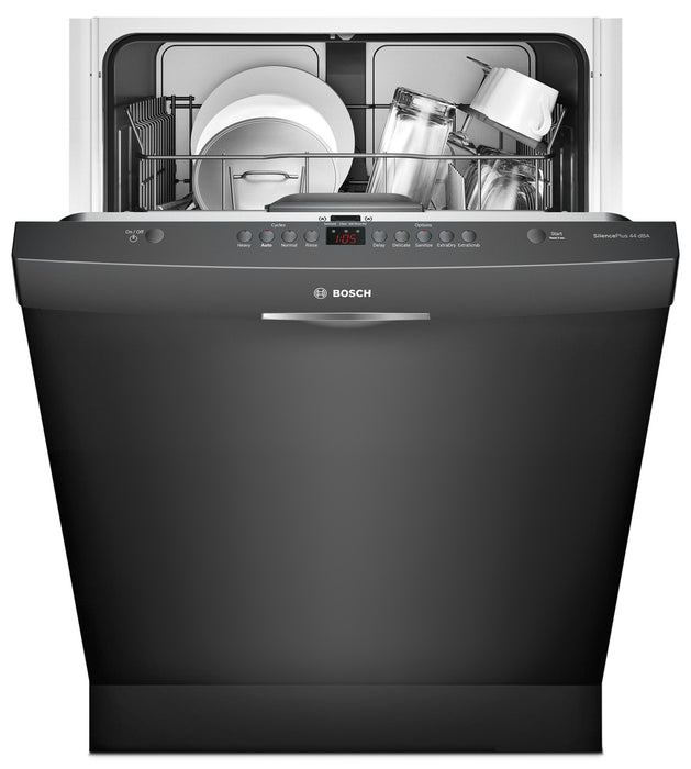 Lave-vaisselle encastré Bosch de série 300 avec poignée en retrait et troisième panier - SHS63VL6UC