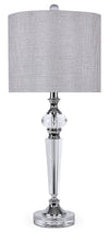 Lampe de table somptueuse de 26 po avec cristaux