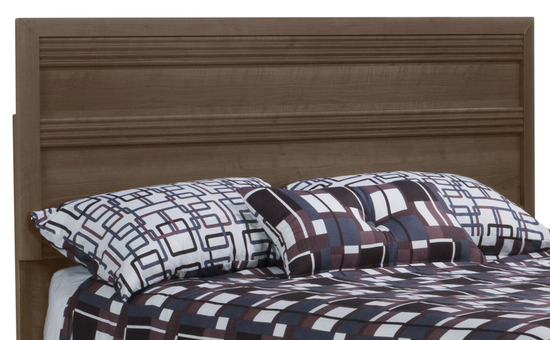 Ensemble de chambre à coucher Olivia 3 pièces avec grand lit - gris