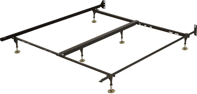 Deluxe Full/Queen/King Bedframe - Black Bed Frame