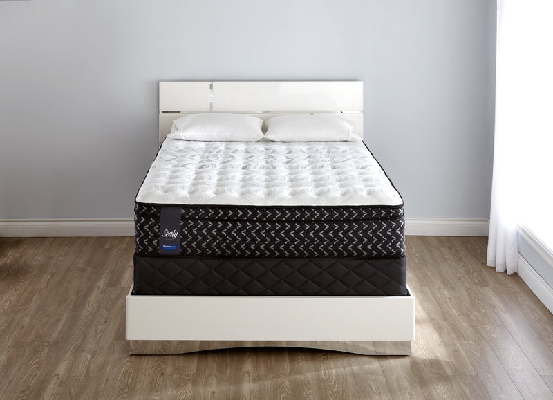 Matelas semi-ferme à Euro-plateau Highbury Posturepedic de Sealy pour lit simple très long