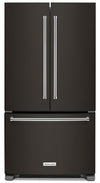 Réfrigérateur KitchenAid de 25 pi³ à portes françaises avec distributeur interne - KRFF305EBS