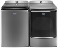 Laveuse à chargement par le haut de 7,1 pi3 et sécheuse de 9,2 pi3 de Maytag – gris