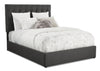 Grand lit de rangement Jace - gris