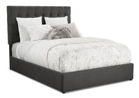  Grand lit de rangement Jace - gris 