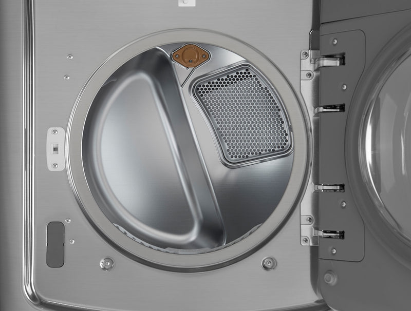 Laveuse à chargement frontal de 6,0 pi³ et sécheuse électrique de 9,0 pi³ de LG - acier graphite