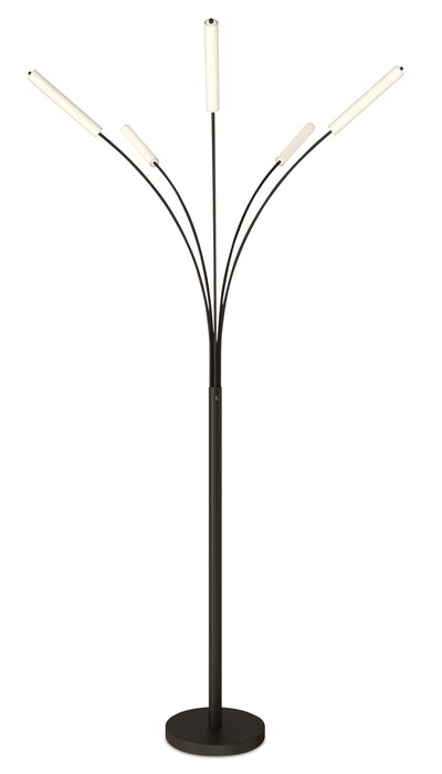 Jakari 5-Light LED Tree Arc Floor Lamp 