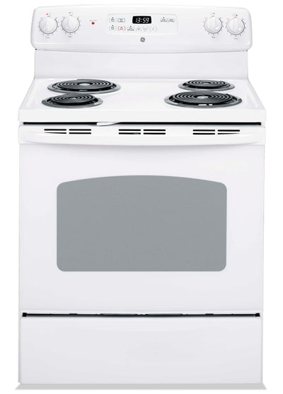 GE  5.0 Cu. Ft. Electric Freestanding Range - JCBP240DMWW 