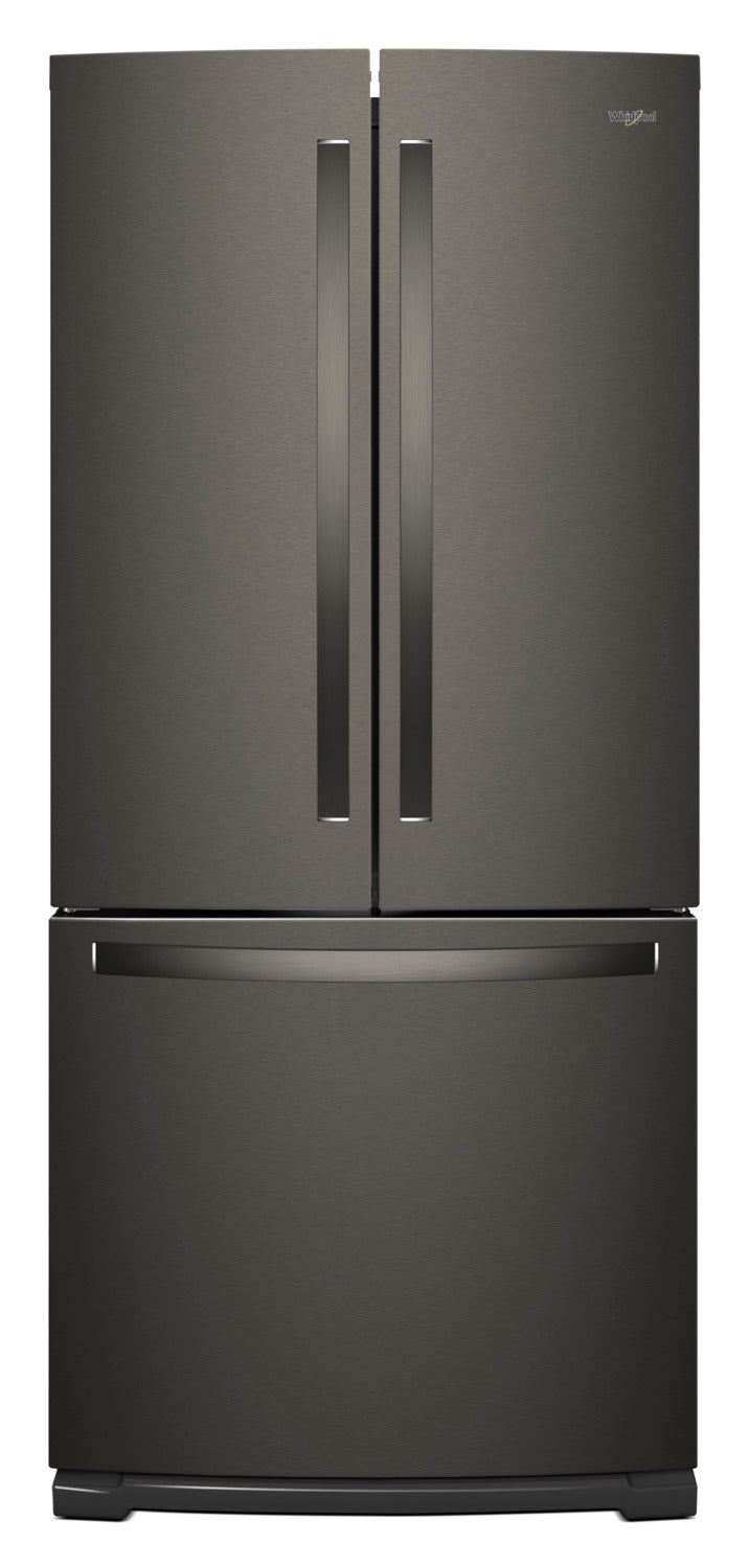 Whirlpool 20 Cu. Ft. French-Door Refrigerator with Icemaker – WRF560SMHV - Refrigerator in Black Stainless Steel