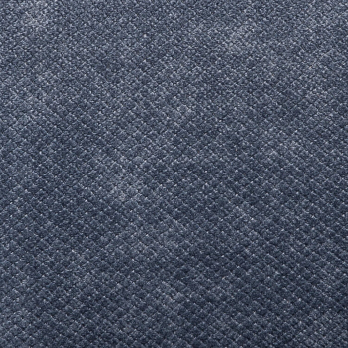 Fauteuil pivotant, coulissant et inclinable Jeffry de 30,3 po en tissu de velours - bleu indigo