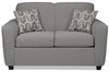 Causeuse Jeri en tissu - grise