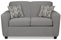  Causeuse Jeri en tissu - grise 