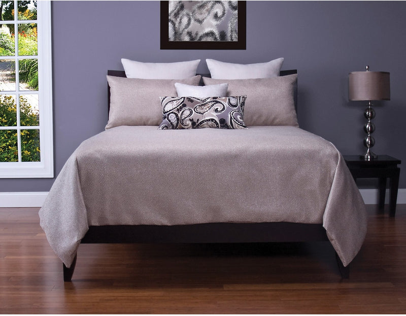 Ensemble de housse de couette Silk Route Lotus 8 pièces pour très grand lit