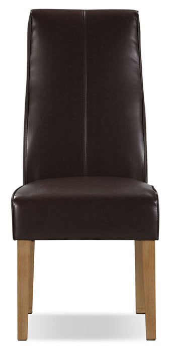 Chaise de salle à manger Colby – brune