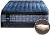 Ensemble semi-ferme Euro-plateau divisé Mornington Posturepedic Performance Plus de Sealy pour grand lit