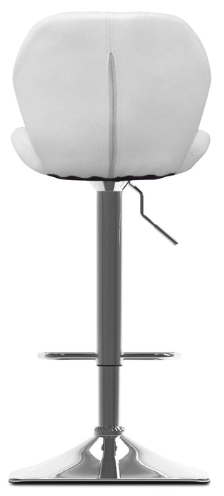 Tabouret bar réglable Emry - blanc