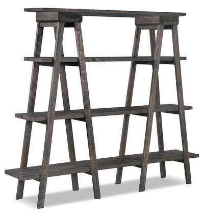 Calistoga Open Bookcase - Contemporary style Bookcase in Grey Wood