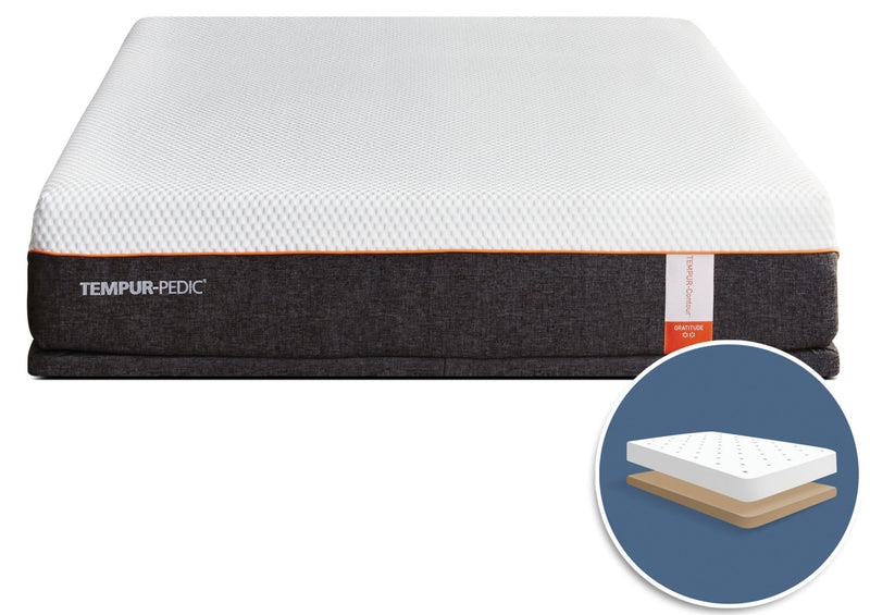 Ensemble matelas à profil bas TEMPUR-Gratitude de Tempur-Pedic pour très lit double