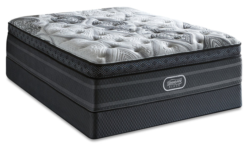 Ensemble matelas moelleux à Euro-plateau Precious Beautyrest Black pour très grand lit