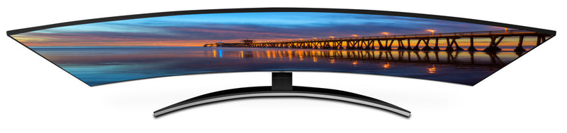 Téléviseur SMART TV Samsung NU8500 Premium UHD 4K à écran incurvé de 65 po