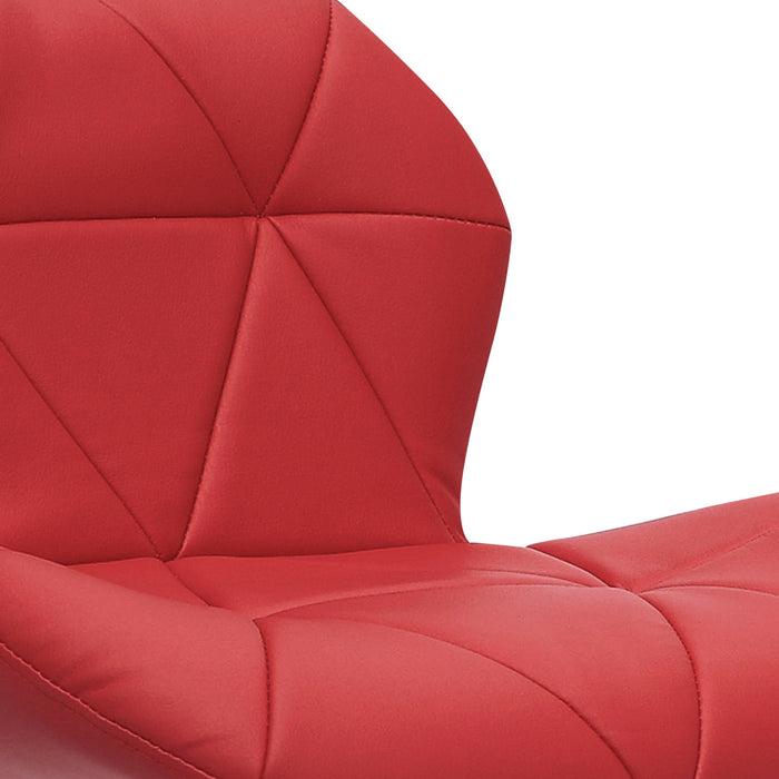 Tabouret bar réglable Emry - rouge