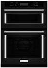Four mural combiné avec four à micro-ondes et four traditionnel KitchenAid de 30 po - KOCE500EBL