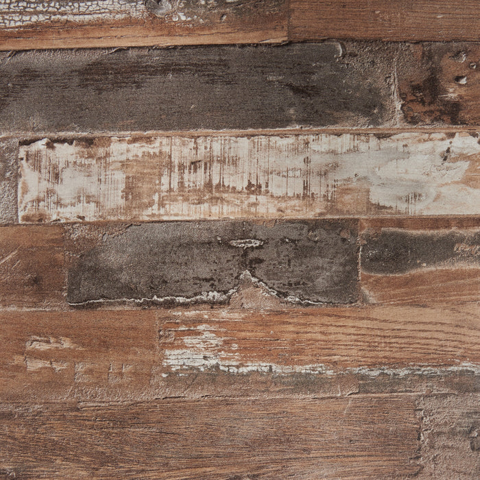 Ensemble de chambre à coucher Kaia 6 pièces avec lit à panneau, commode, miroir et table de nuit, blanchi - format grand lit