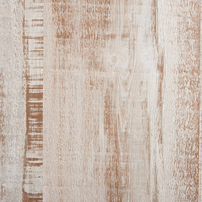 Table de nuit Kaia de 23,82 po (L) x 25,1 po (H) à 2 tiroirs, fabriquée au Canada - blanchie
