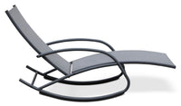 Chaise longue berçante Kerlaz - grise