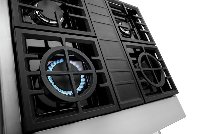 Surface de cuisson à gaz KitchenAid de 30 po à 4 éléments - acier inoxydable - KCGC500JSS
