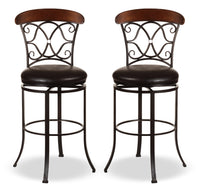 Tabouret bar pivotant Dundee - ensemble de 2