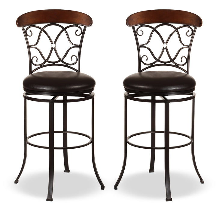 Tabouret bar pivotant Dundee - ensemble de 2