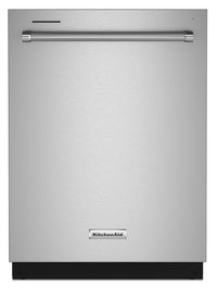  Lave-vaisselle encastré KitchenAid de 24 po et de 44 dBA avec commandes sur le dessus et 3e panier -…