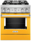 Cuisinière hybride intelligente KitchenAid de 30 po de style commercial - KFDC500JYP