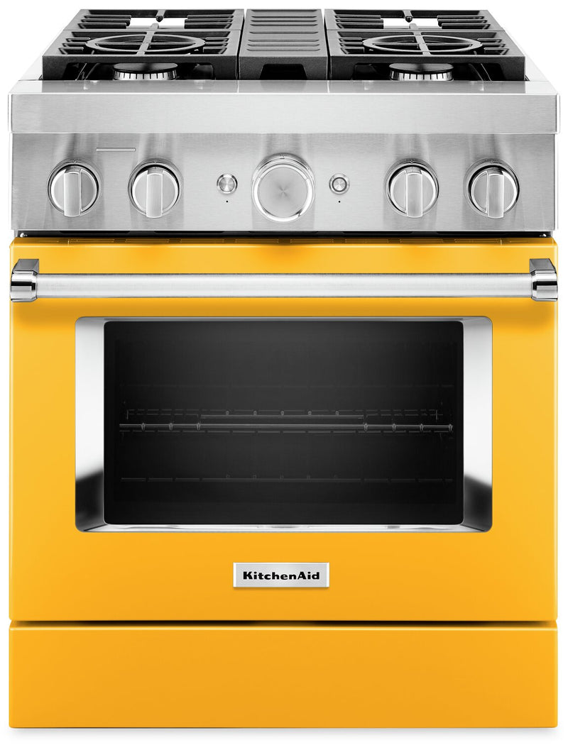 KitchenAid 30'' Smart Commercial-Style Dual Fuel Range - KFDC500JYP