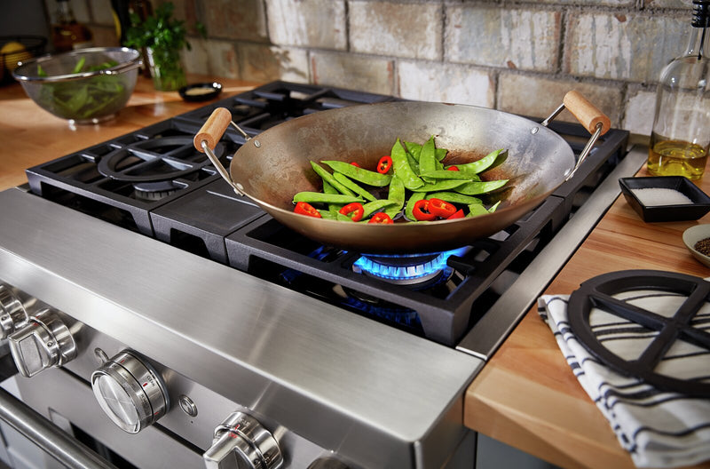 Cuisinière intelligente hybride KitchenAid de 4,1 pi³ avec autonettoyage - acier inoxydable - KFDC500JSS