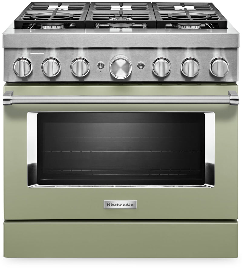 KitchenAid 36" Smart Commercial-Style Dual Fuel Range - KFDC506JAV